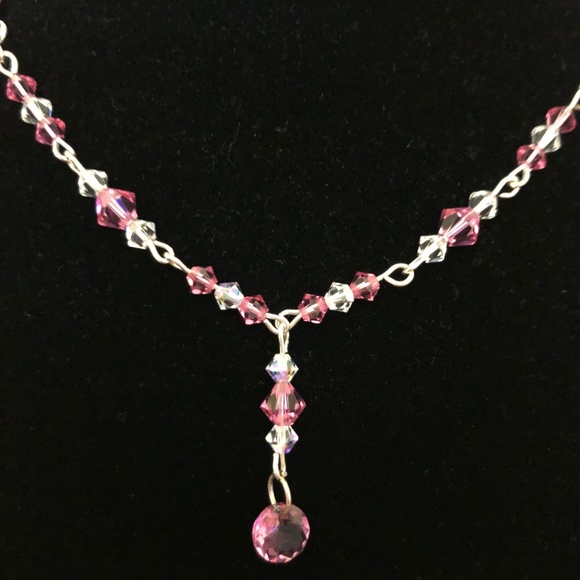 SS Swarovski Crystal Lariat Necklace - Picture 4 of 5